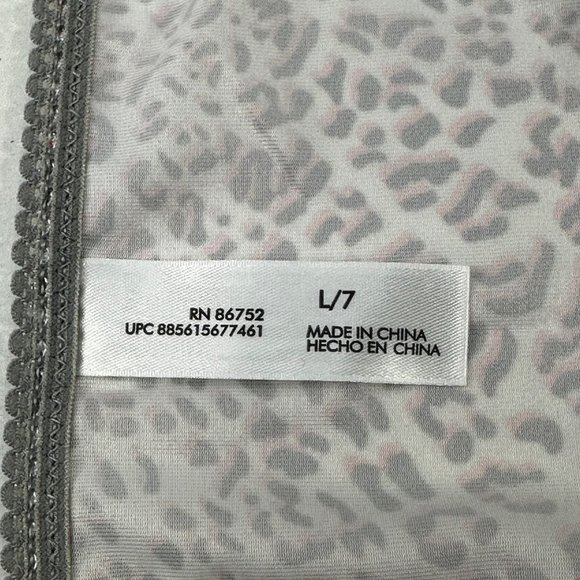 Unbranded Women's Size 7 Panty Brief Hipster Lace Leg Opening Animal Print NWOT - Picture 3 of 7